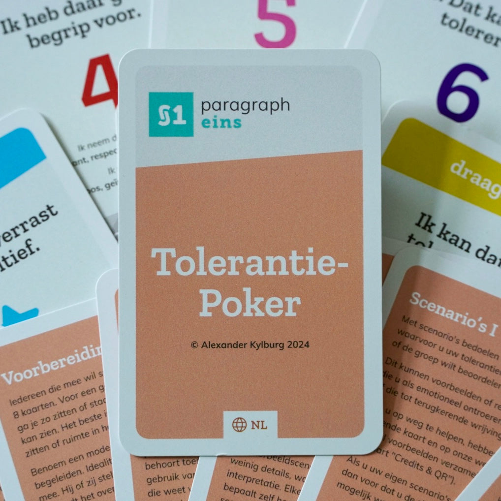 Toleranz-Poker-Set