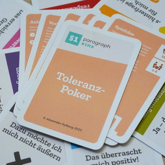 Tolerance poker set